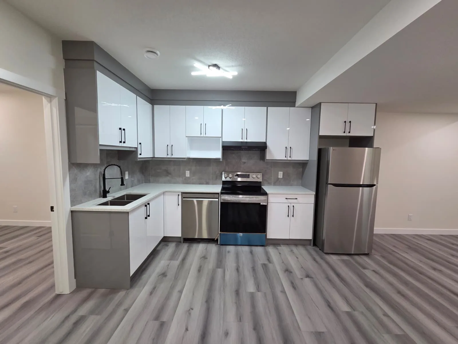 Titan Pro Developer completed secondary suite interior, Calgary