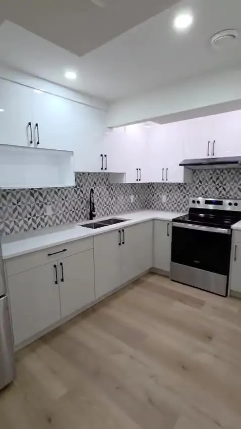 Secondary Suite Walkthrough — Kitchen, Laundry & Bath — Calgary